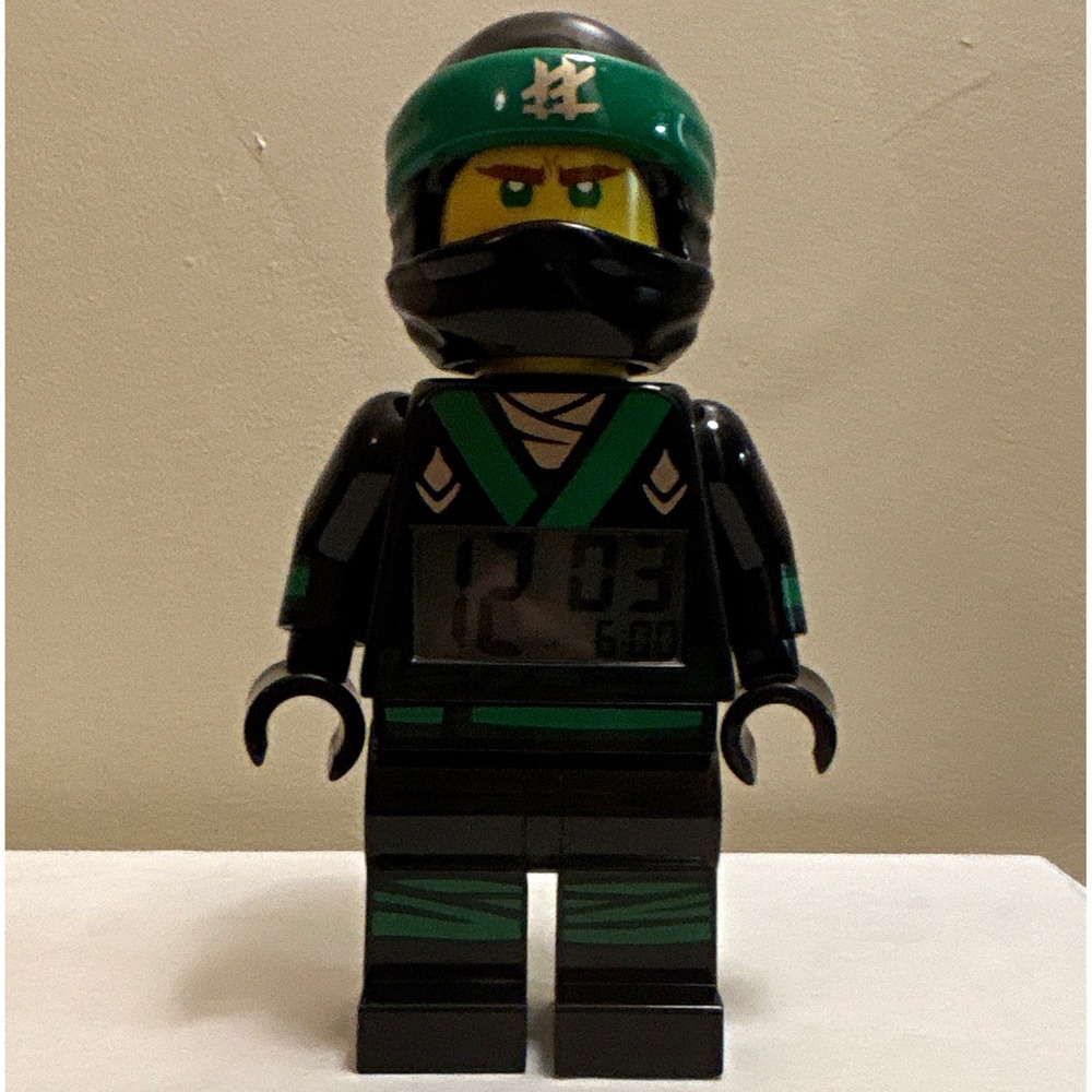 LEGO Ninjago Movie Lloyd Digital Alarm Clock Big Minifigure Lighted 2017 TESTED